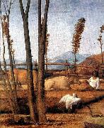 Giovanni Bellini Madonna of the Meadow painting